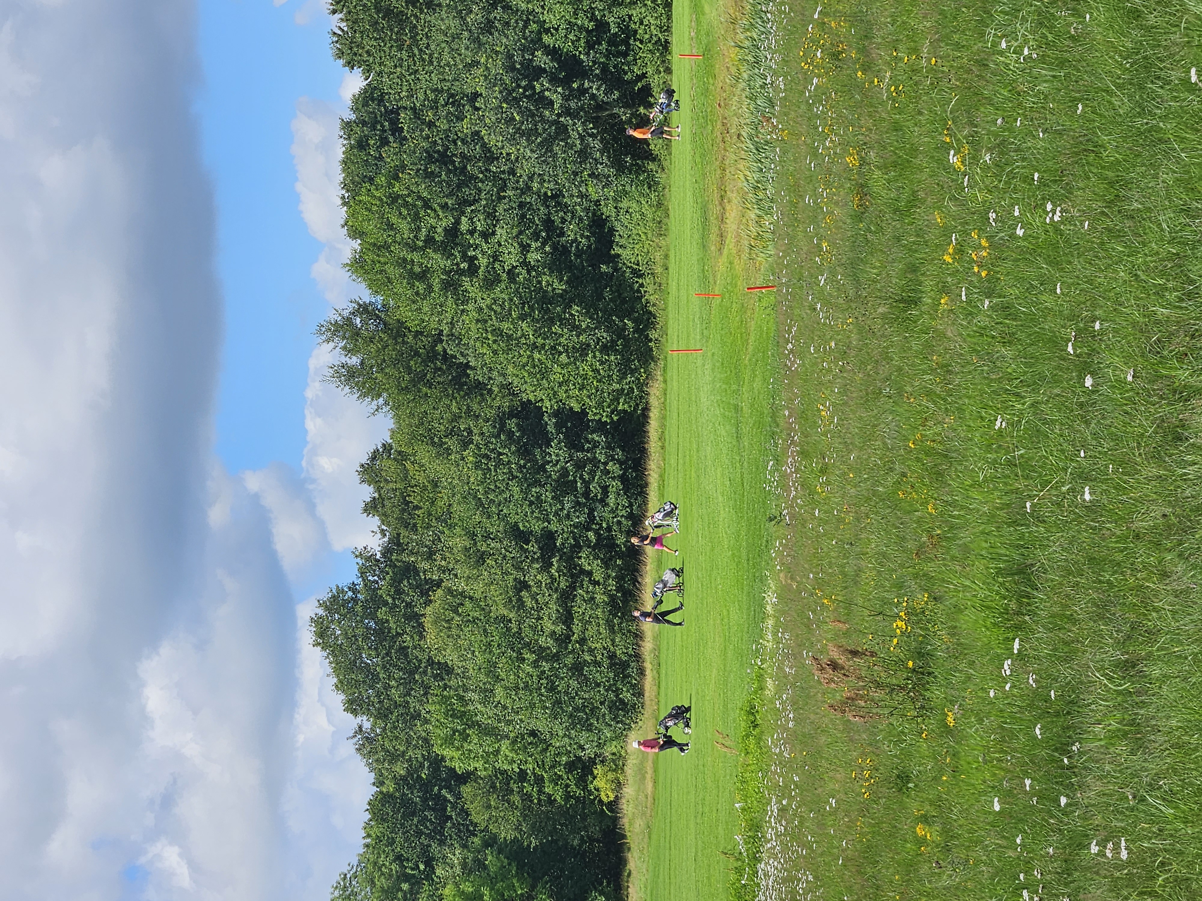 Golfare på banan, ur Fore Golfs bildarkiv